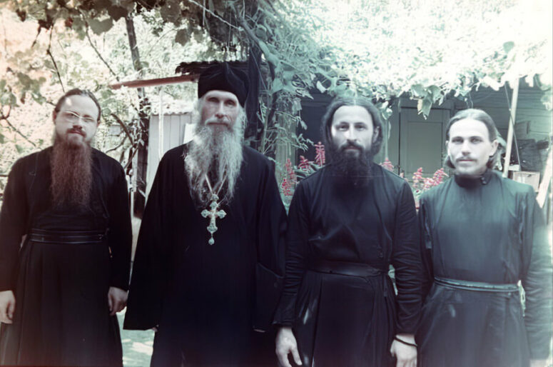 Metropolitan Onufry with Elder Kirill, his spiritual father