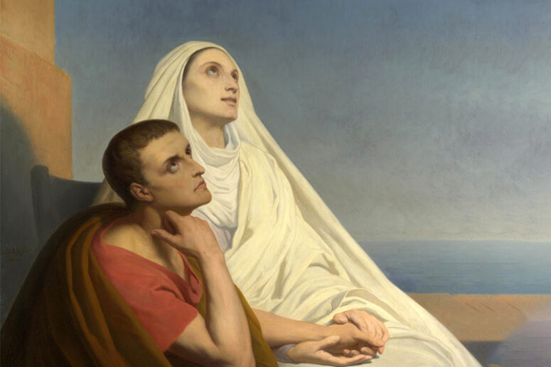 Saints Augustine and Monica by Ary Scheffer, 1854
