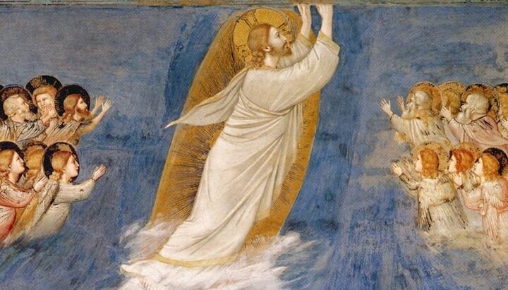 Giotto di Bondone - Ascension of Christ (fragment)