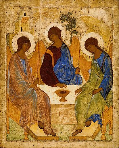 The Trinity or The Hospitality of Abraham by St. Andrei Rublev