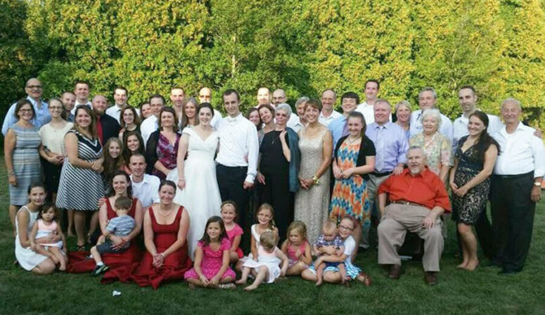 Grandchildren, great-grandchildren, great-great-grandchildren and great-great-great-grandchildren of Father Simeon, Cincinnati, 2021