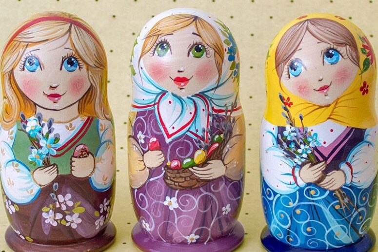 Russian Dolls with Palm Trees