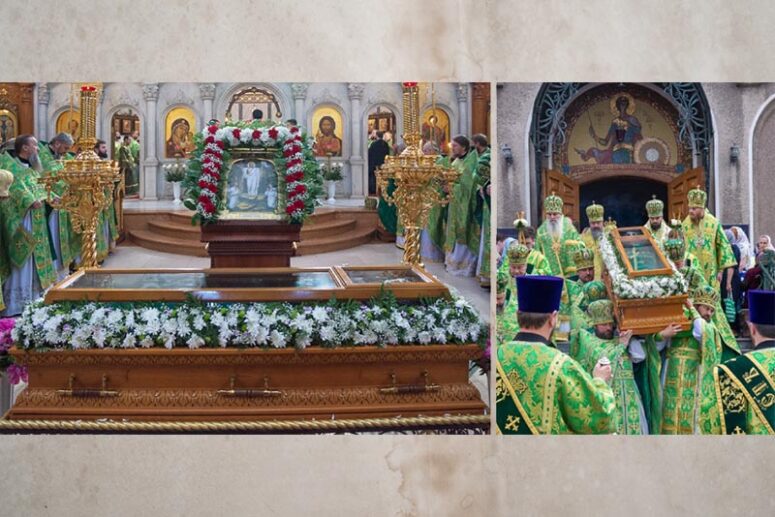 St. George's Cathedral in Makeevka, where the relics of the venerable are buried.