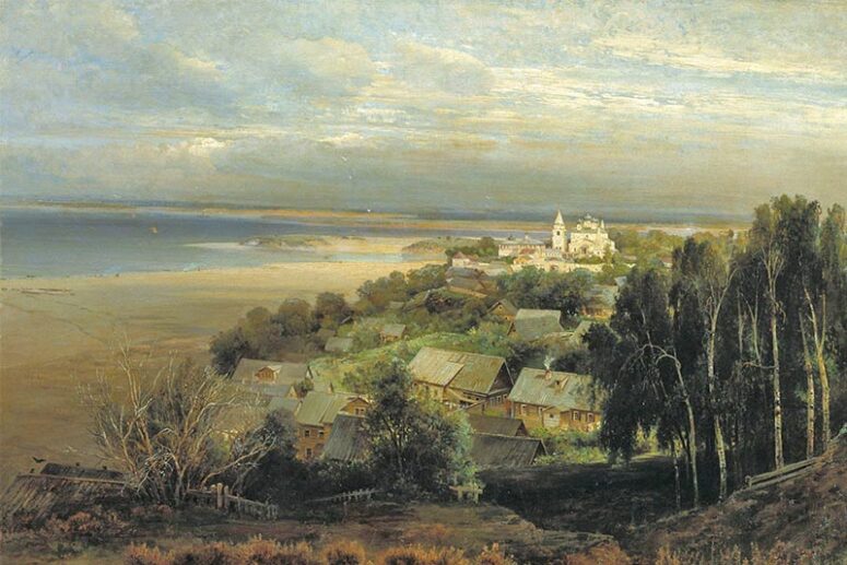 A.K. Savrasov. "Monastery of the Caves outside Nizhny Novgorod", 1871