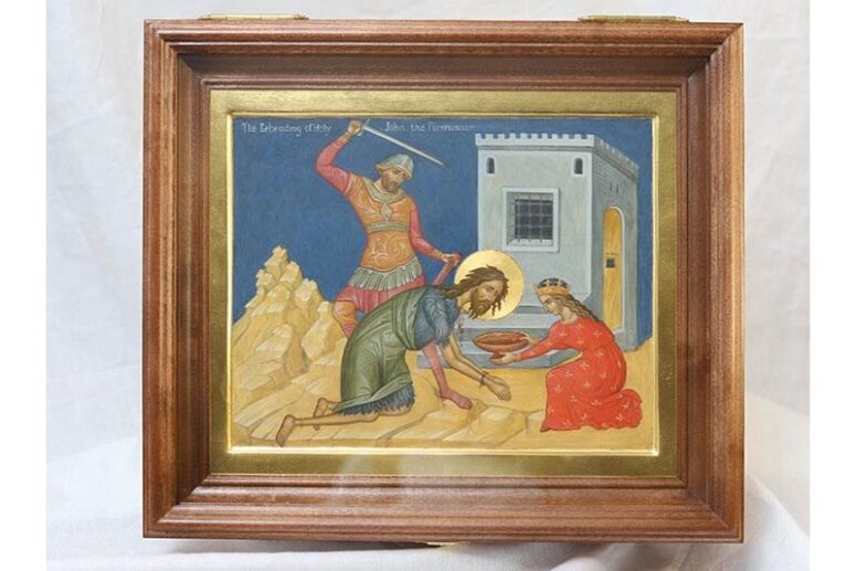 The Beheading of St John the Baptist Icon