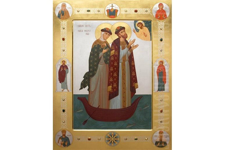 depiction of Saints Peter and Fevronia