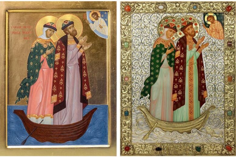 images of Sts Peter and Fevronia from our Catalogue
