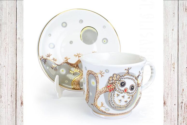 Ceramic Tea Set (Cup and Saucer)