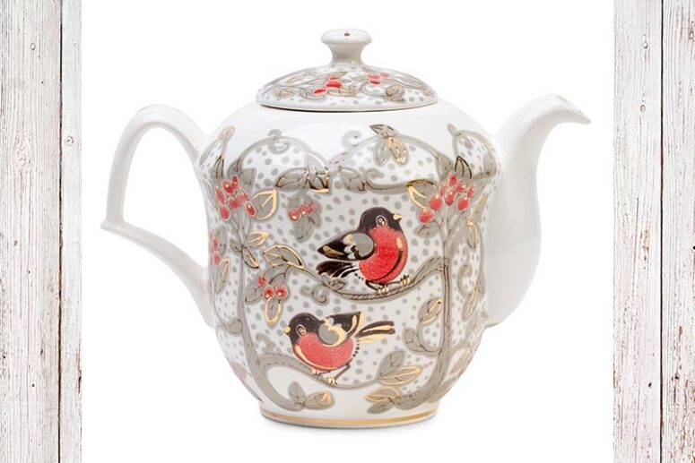 A handmade teapot