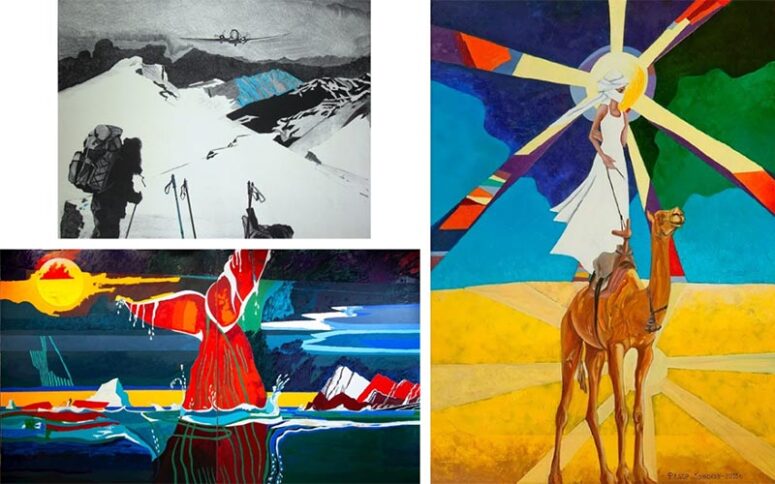 Paintings by Fyodor Konyukhov from different years