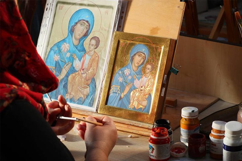 Inside the Icon-Painting Workshop