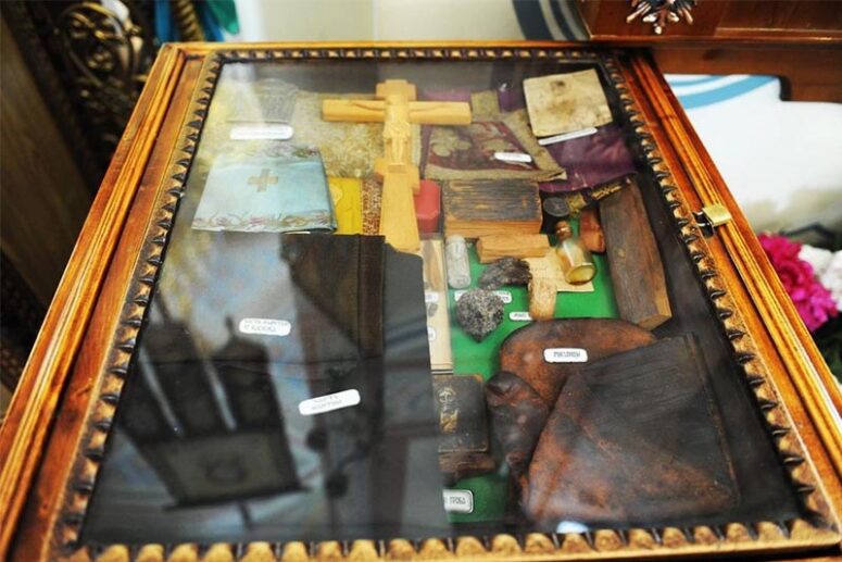 Personal belongings of the Venerable Seraphim of Sarov, preserved in the Diveyevo Monastery
