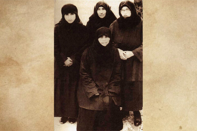 Elder Anastasia with the sisters
