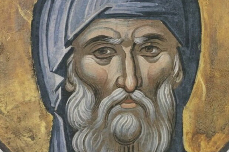 St. Anthony the Great. Fresco