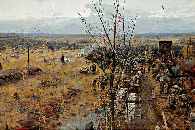 Kulikovo field Standing on the bones Pavel Ryzhenko