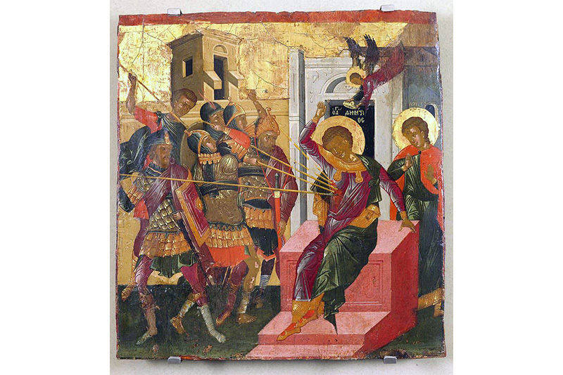 The Martyrdom of St. Demetrius, a 15th-century Cretan icon