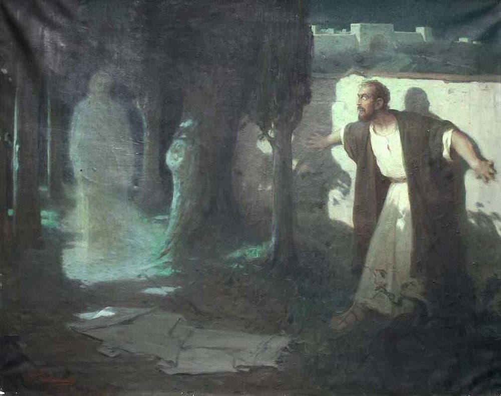 Painting apperance of Jesus