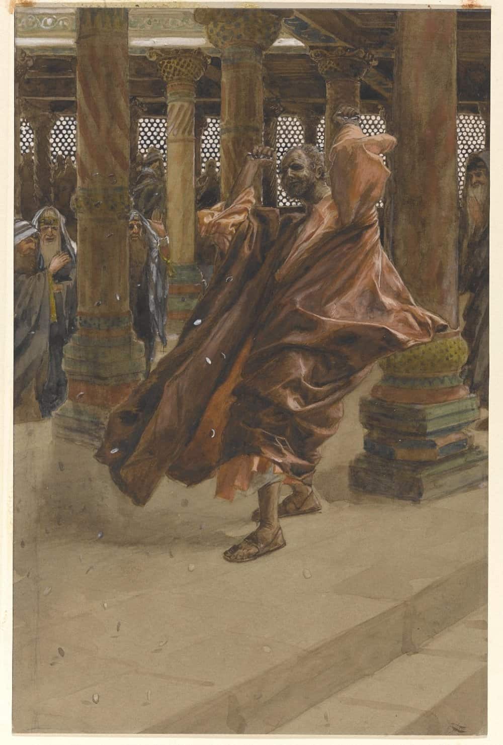 return of the money by Judas