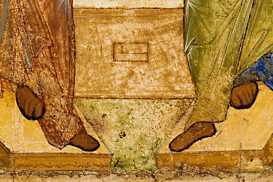 The Trinity icon in detail