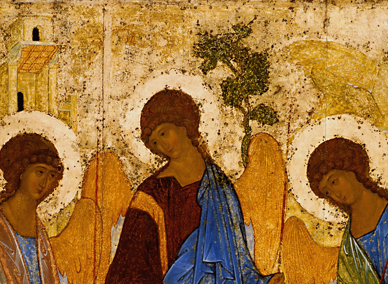 The Trinity icon in detail