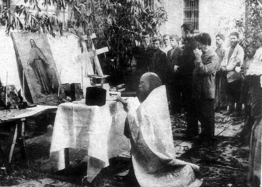 liturgy by priest Alexis Mechev