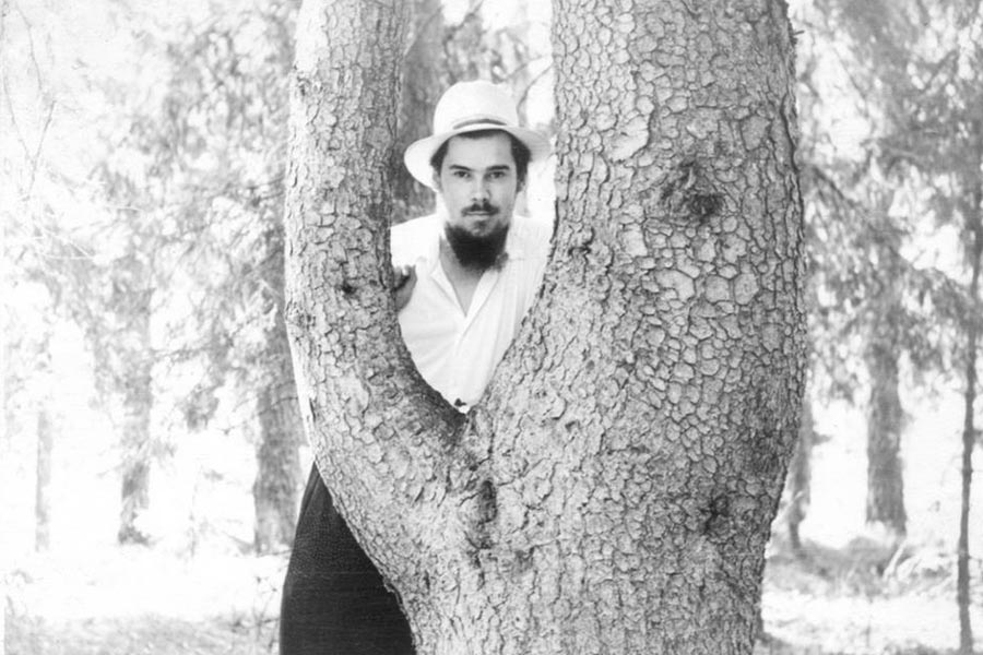 Bishop Alexei (future Patriarch Alexei II) on vacation.