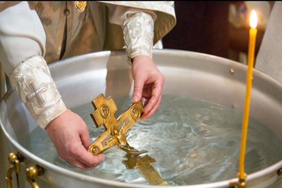 blessing cross baptsing
