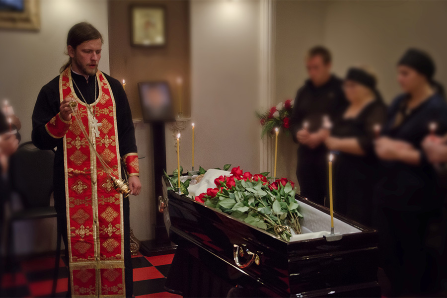 orthodox funeral burial for non-christian