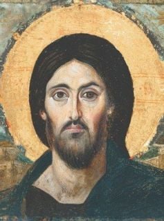icon of christ the pantocrator of mt sinai
