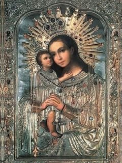An icon of the Mother of God the Seeker of the Lost