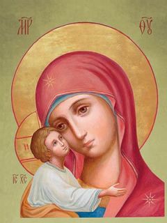 An icon of the Mother of God of Vladimir