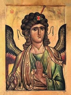 An icon of St Michael the Archangel