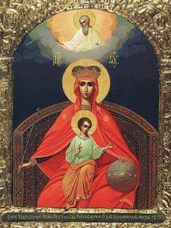 An icon of the Mother of God the Reigning