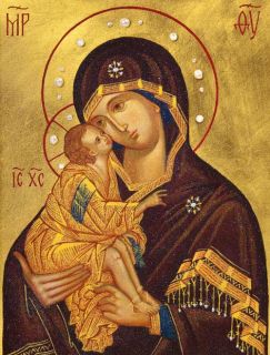 Ground Gemstones Icon Mother of God of the Don
