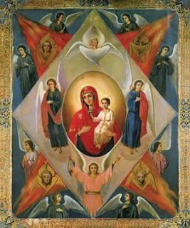 icon of the Mother of God the Unburnt Bush