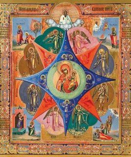icon of the Mother of God the Unburnt Bush