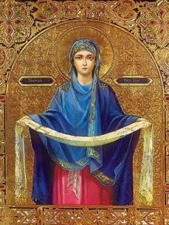 icon of the Holy Protection of the Mother of God