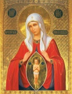 icon of the Mother of God the Helper in Childbirth