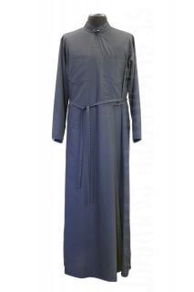 white cotton blend undercassock handmade