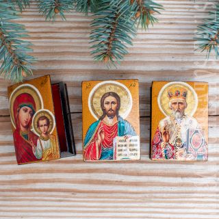 Lacquered Box With an Icon