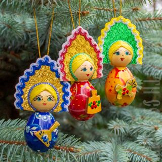 Doll In Kokoshnik With an Element