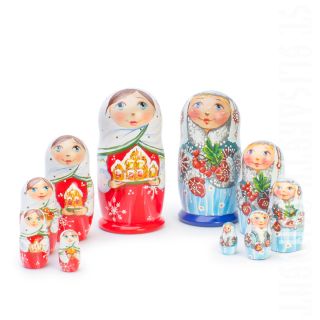 nesting doll christmas ornaments
