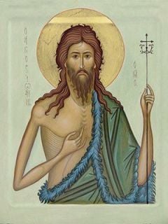 icon of St John the Baptist