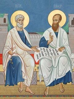  icon of Holy Apostles Peter and Paul