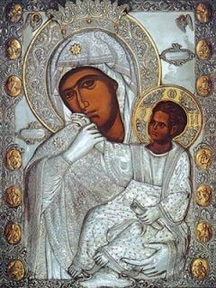 icon of the Mother of God the Joy and Consolation
