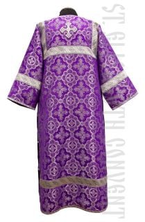 purple sticharion made of church silk