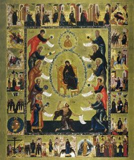 icon of the Laudation of the Mother of God