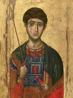 icon of St Demetrius of Thessaloniki