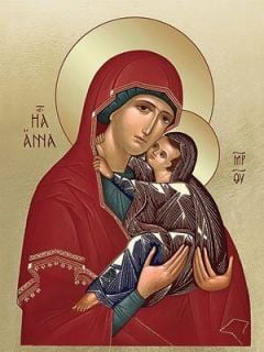 icon of St Anne