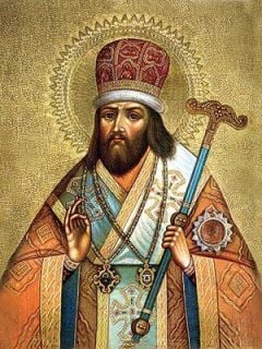 icon of St Demetrius of Rostov